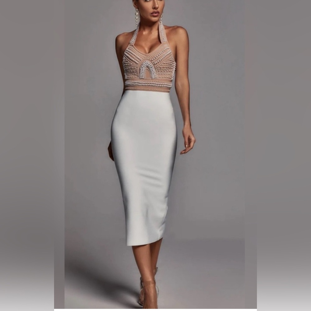 Bandage Pencil Dress for Cocktail Events